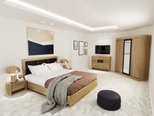 Set Mobila Dormitor Luna-Ecoline