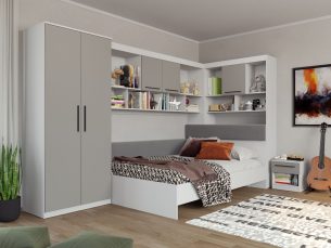 Set Dormitor Colt Lucio C7 Alb / Casmir