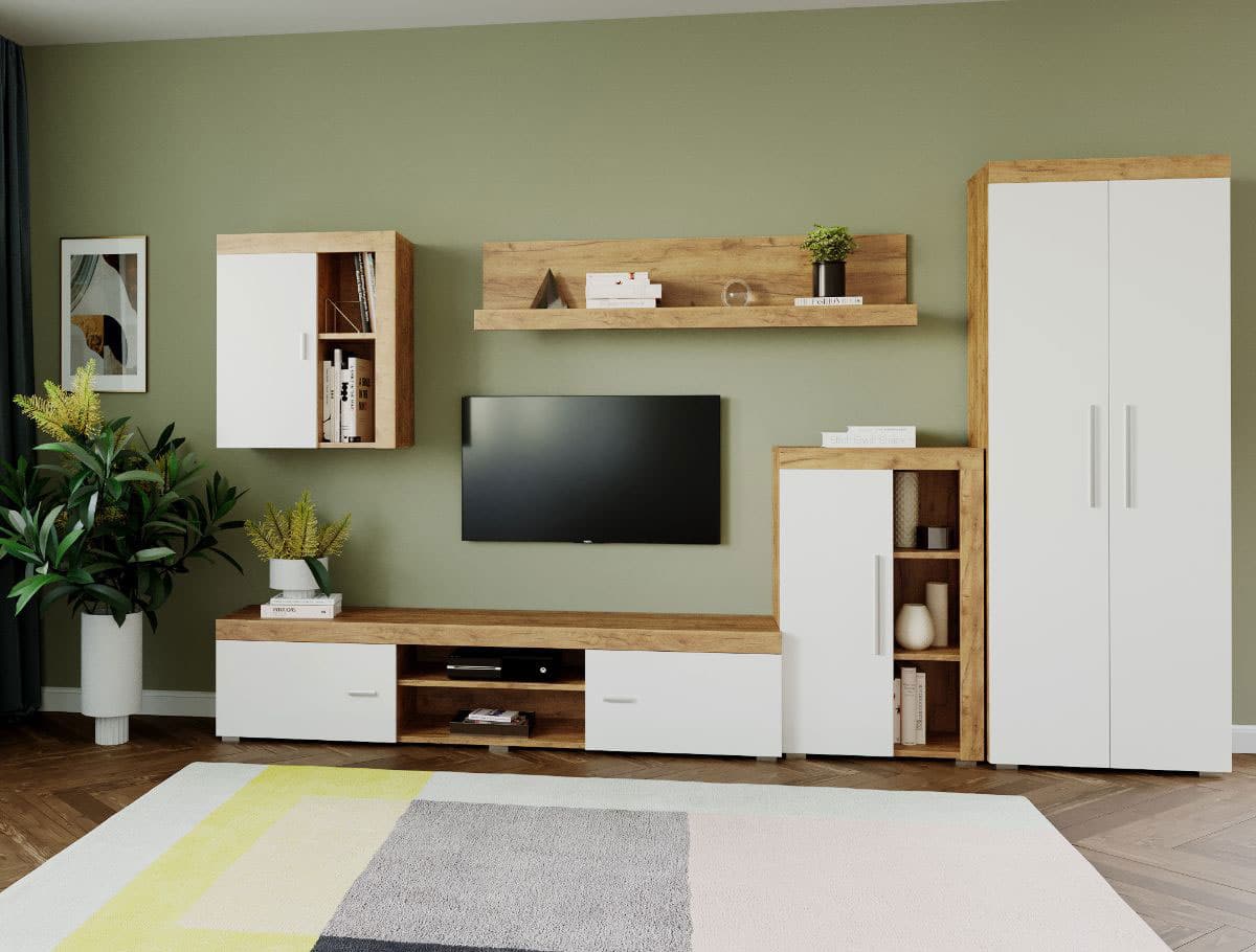 Mobila sufragerie – Living Milan C2 UNO Stejar Living imagine noua