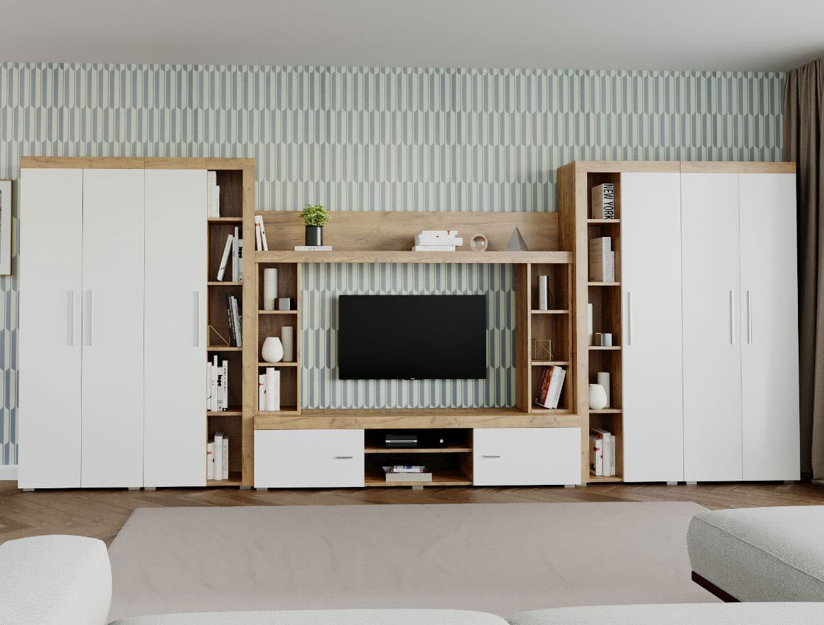 Mobila sufragerie – Living Milan C3 DUO Stejar DUO