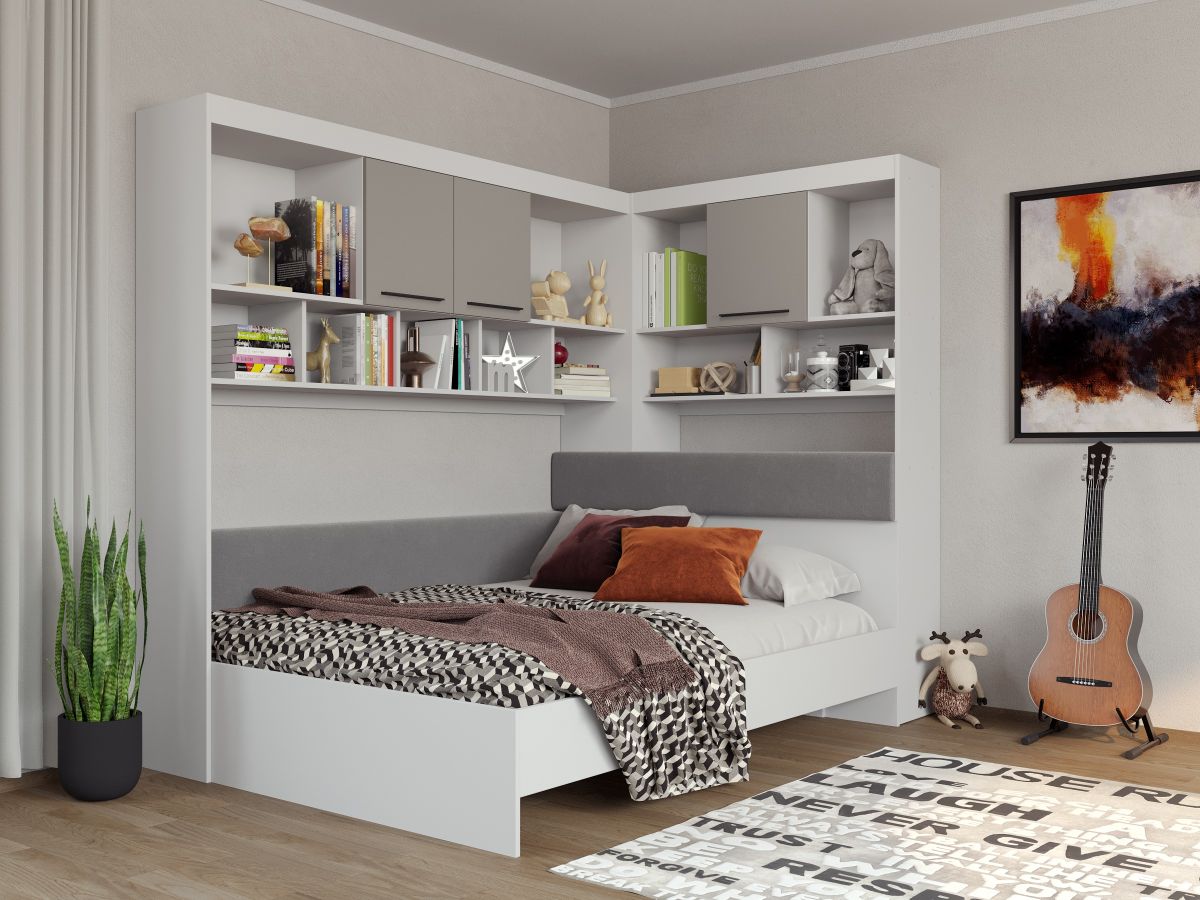 Set Dormitor Colt Lucio C1 Alb / Casmir