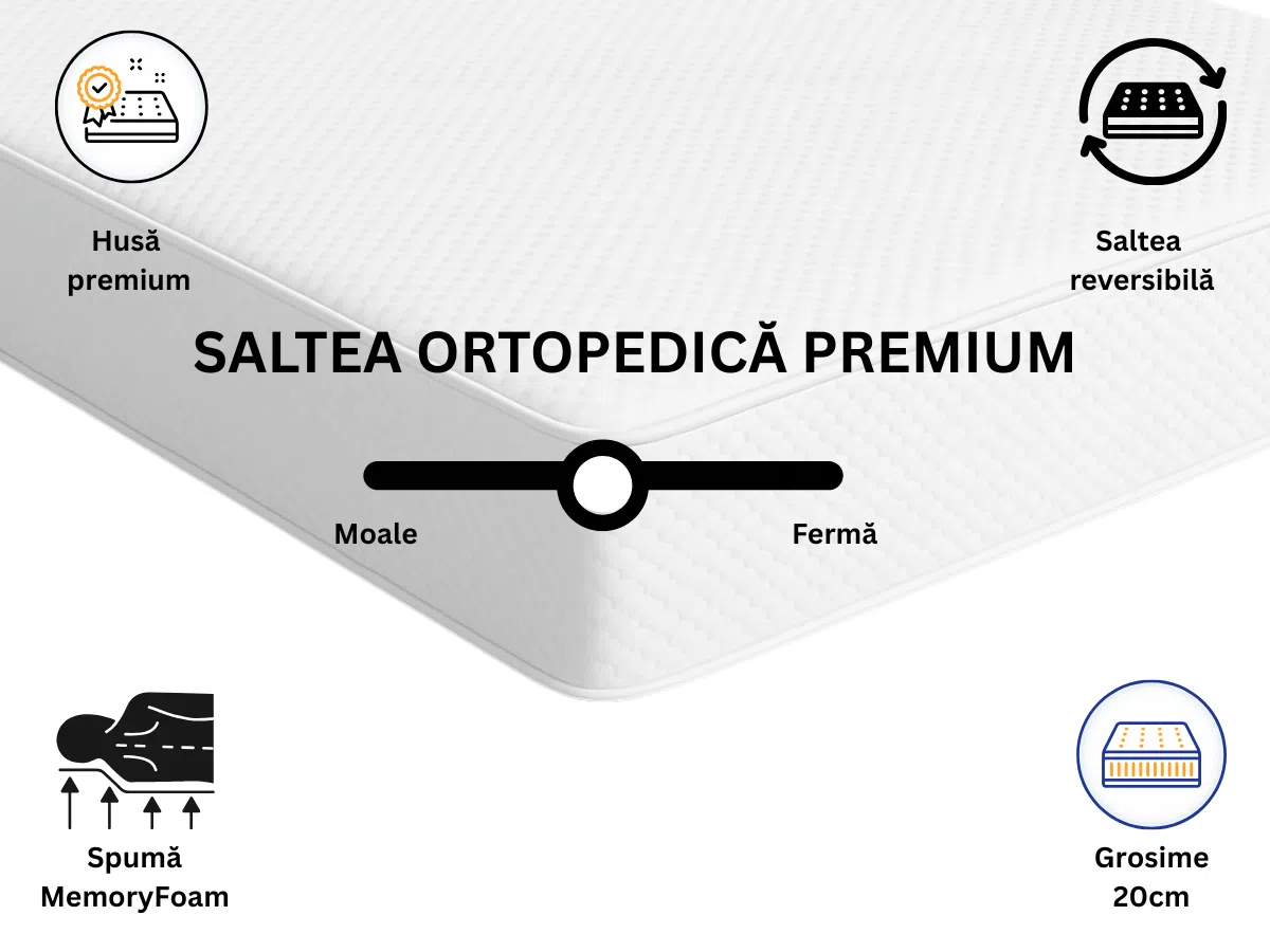 Saltea Ortopedica Memory Premium