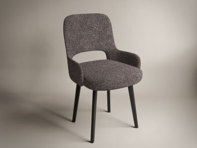 Scaun Berna Tapitat Cappuccino