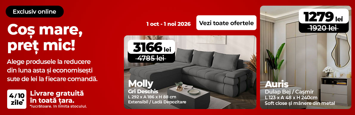 reduceri mobila canapele-coltare dormitor octombrie oferte
