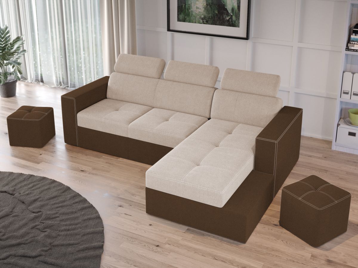 Coltar Extensibil Paloma Crem / Maro