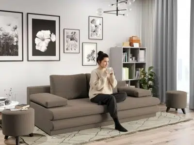 Canapea Extensibila Sensi Cappuccino