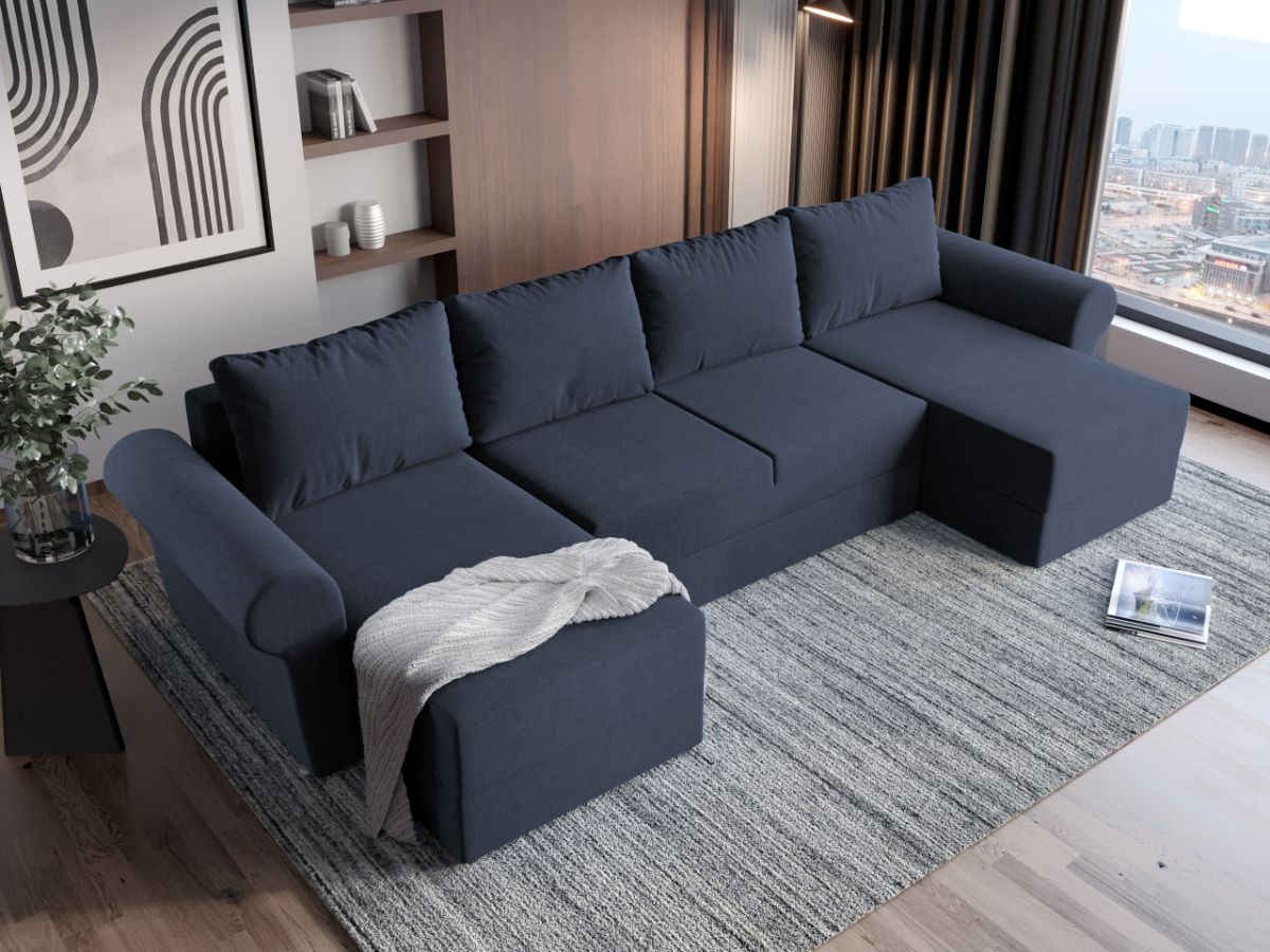 Coltar U Extensibil Bonito bleumarin
