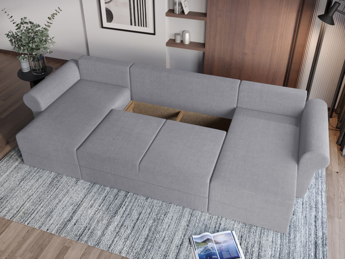 Coltar U Extensibil Bonito gri deschis - 2 | YEO
