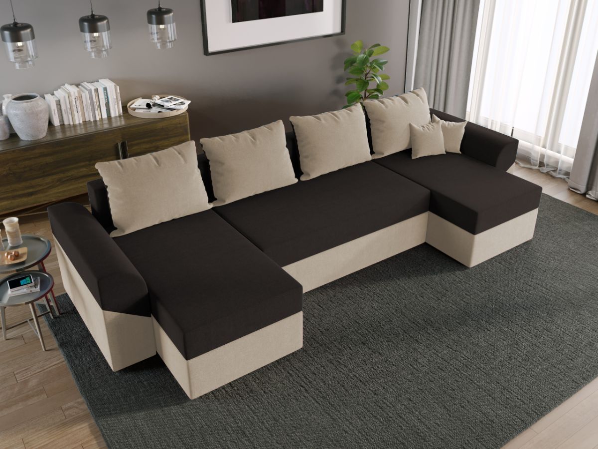 Coltar U Extensibil Cali crem / maro