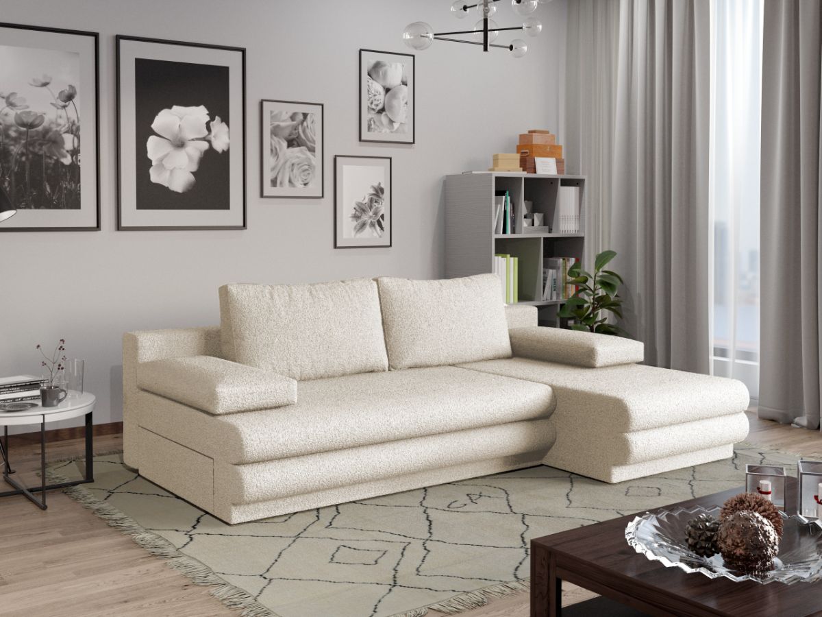 Coltar Extensibil Sensi plusat aspect lana alba