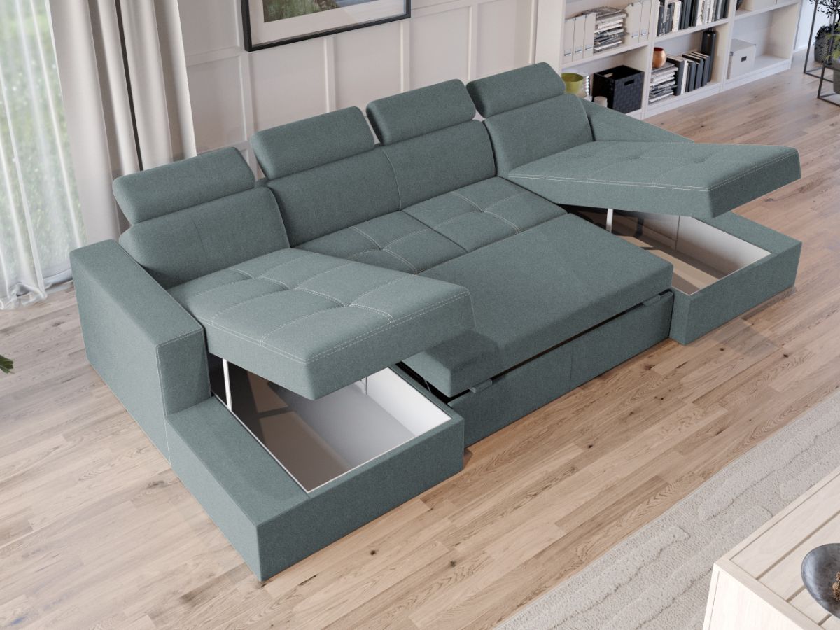 Coltar U Extensibil Paloma turcoaz - 3 | YEO