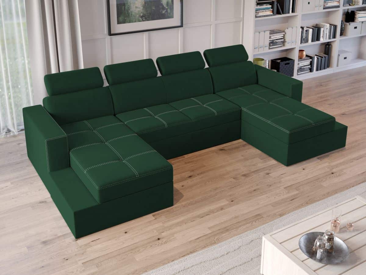 Coltar U Extensibil Paloma verde