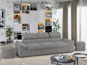Canapea Extensibila Magic Plusata Gri Deschis