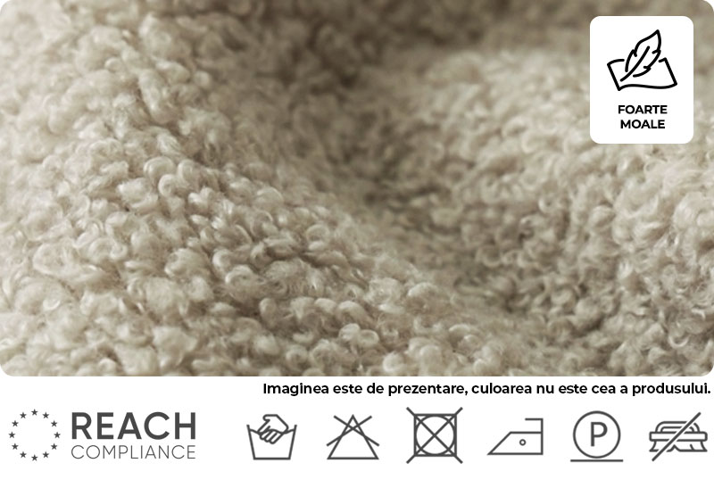 prezentare stofa quelle boucle