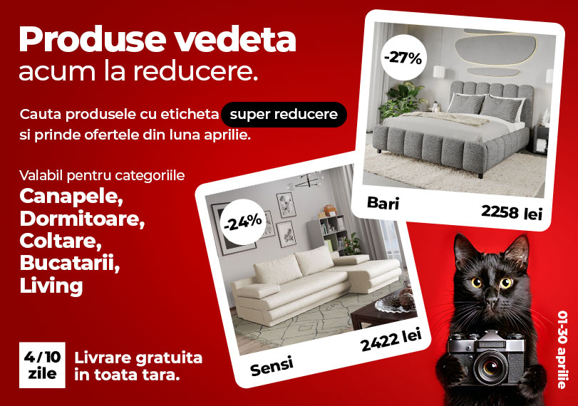 reduceri mobila canapele aprilie