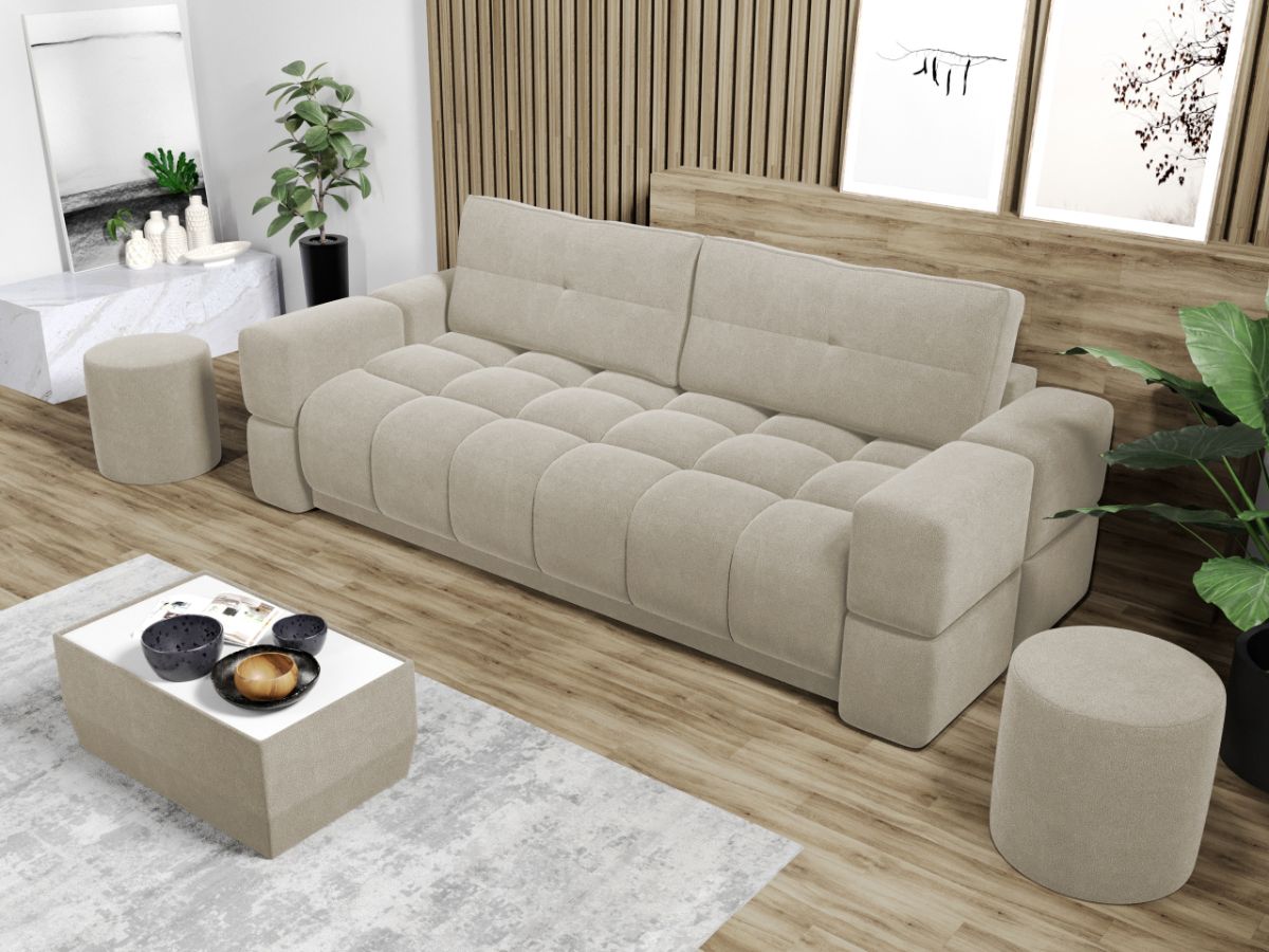Canapea Bubble Aurora 3 Bej