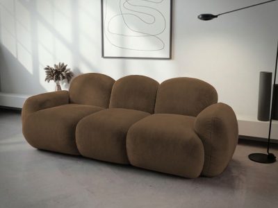 Canapea bubble Zenvia plusata maro