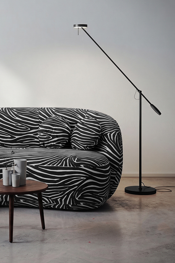 Canapea 3 locuri Lunis Zebra, Animal Print, Negru / Alb Canapea 3 locuri Lunis Zebra, Animal Print, Negru / Alb