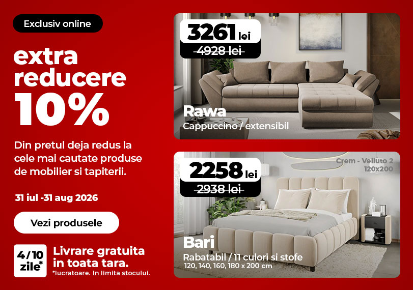 Reduceri Mobila si Canapele