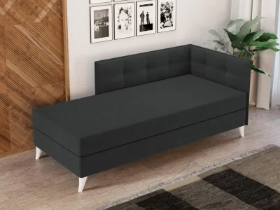 Lichidare Divan colt stanga tapitat Gri Antracit Story Rabatabil