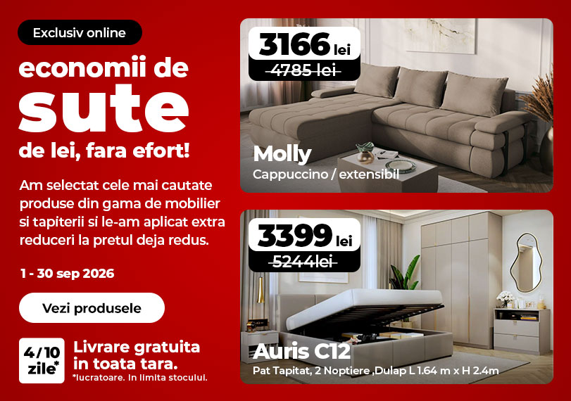 Reduceri Mobila si Canapele de toamna Laguna oferte