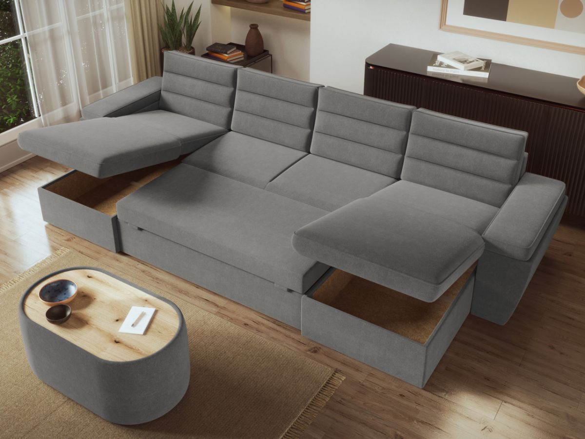 Coltar U Extensibil Spark Gri Deschis